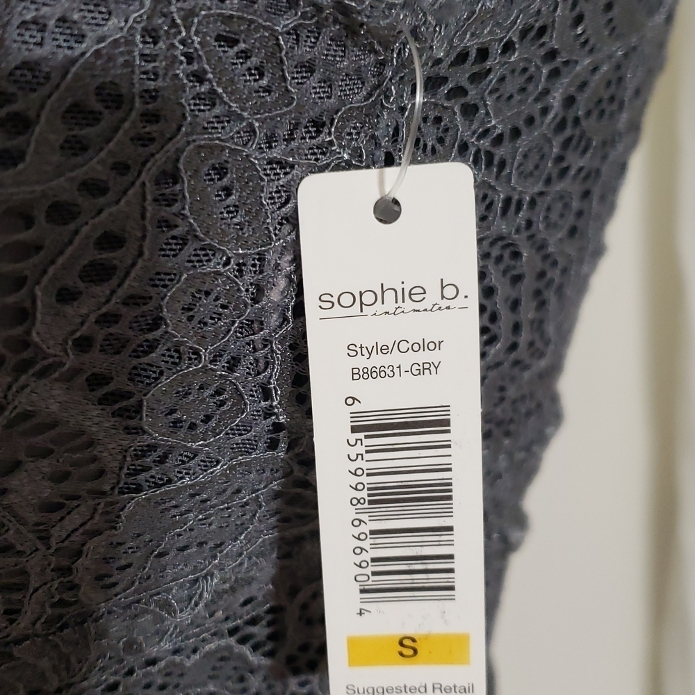 Sophie b. Grey lace bralette - Picture 10 of 11